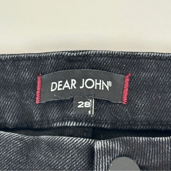 Dear John Jeans Womens 28 Black Crop Length - Picture 3 of 10